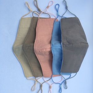 100%  Cotton Mask 3 layers. Wash & Reuse